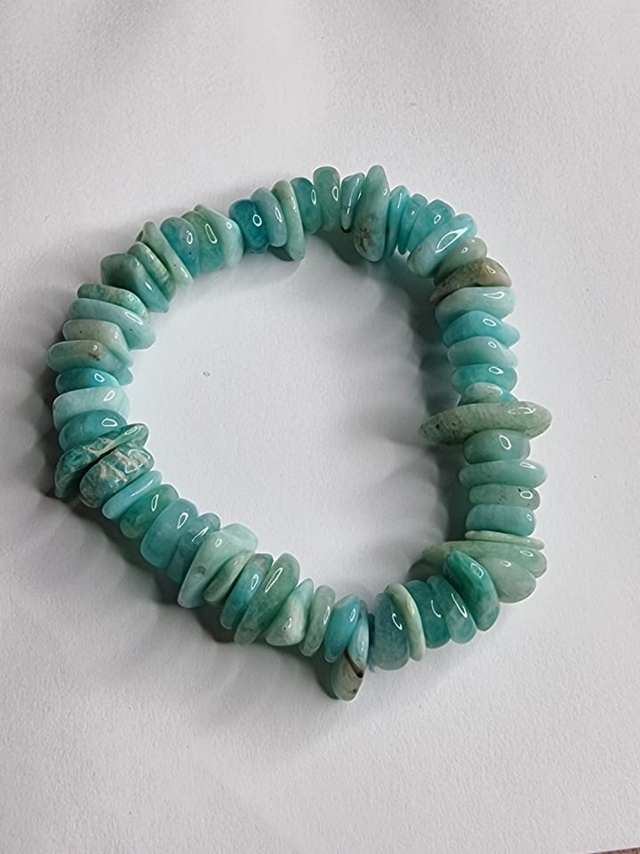 Amazonite Chip Bracelet – Perfect Pearls & Crystals Melbourne
